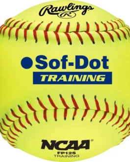 Rawlings NCAA 12″ Soft Poly-Core Softball Training Balls – 1 Dozen